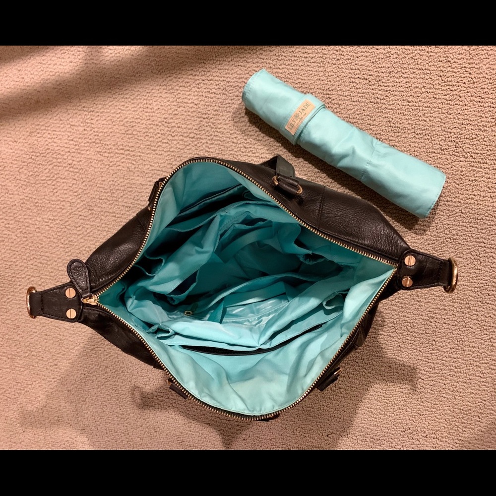 Lily Jade Shaylee black/Jade & gold